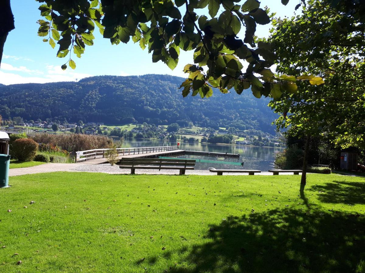 Kaspar Haus Kmb Seeblick Appartement Am Ossiacher See Mit Direktem Seezugang, Hallenbad Bodensdorf Exteriér fotografie