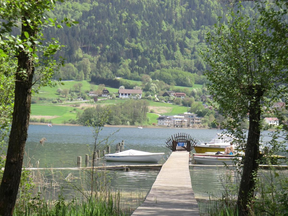 Kaspar Haus Kmb Seeblick Appartement Am Ossiacher See Mit Direktem Seezugang, Hallenbad Bodensdorf Exteriér fotografie