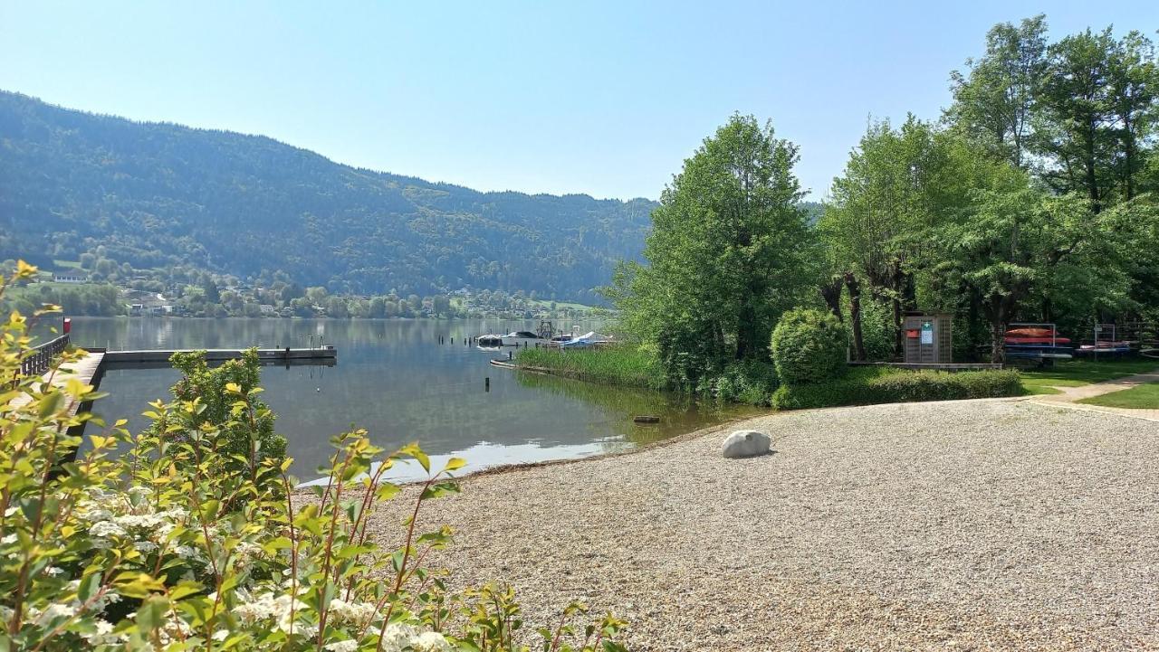 Kaspar Haus Kmb Seeblick Appartement Am Ossiacher See Mit Direktem Seezugang, Hallenbad Bodensdorf Exteriér fotografie