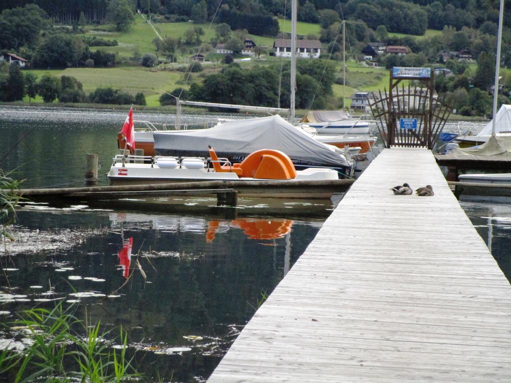 Kaspar Haus Kmb Seeblick Appartement Am Ossiacher See Mit Direktem Seezugang, Hallenbad Bodensdorf Exteriér fotografie